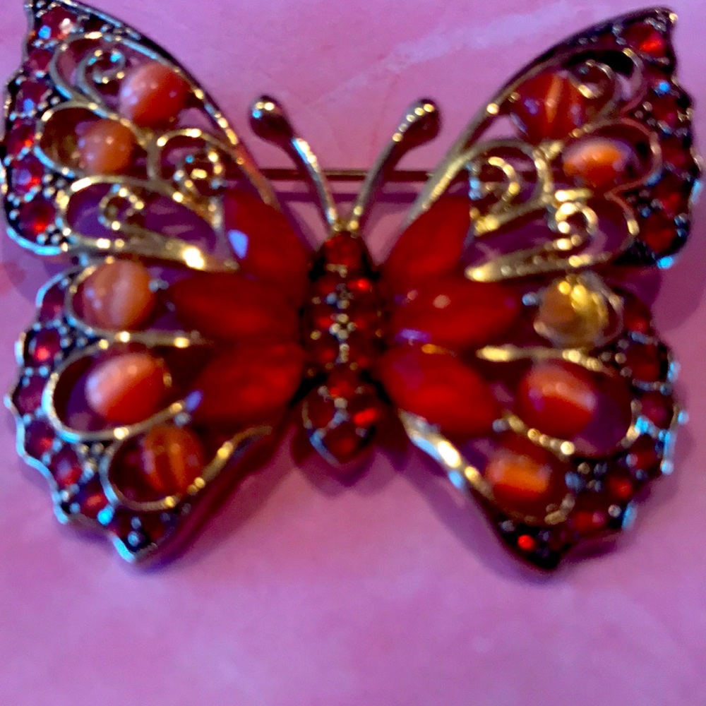 Vintage butterfly brooch.